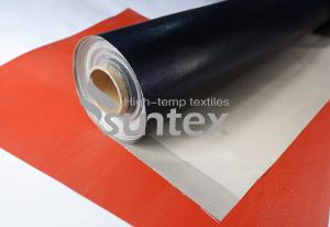 China High Temperature Resistance Ptfe Coated Fiberglass Cloth For Industrial Curtains on sale