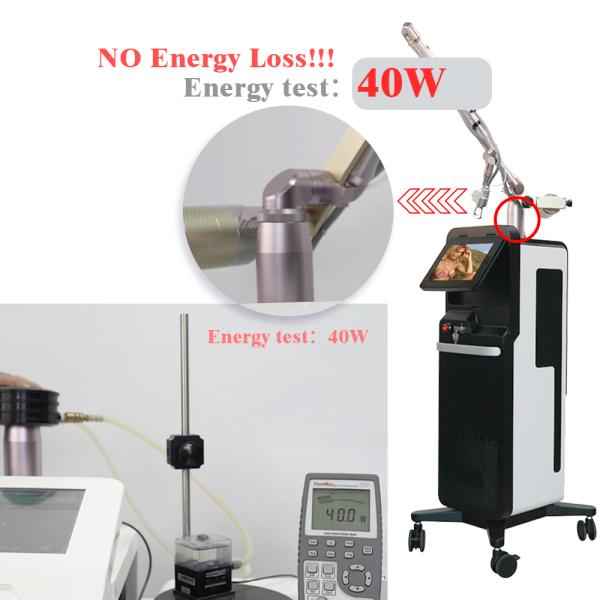 40w 60W Fractional CO2 Laser Machine For Wrinkle Removal Stretch Mark Scar Removal Tightening