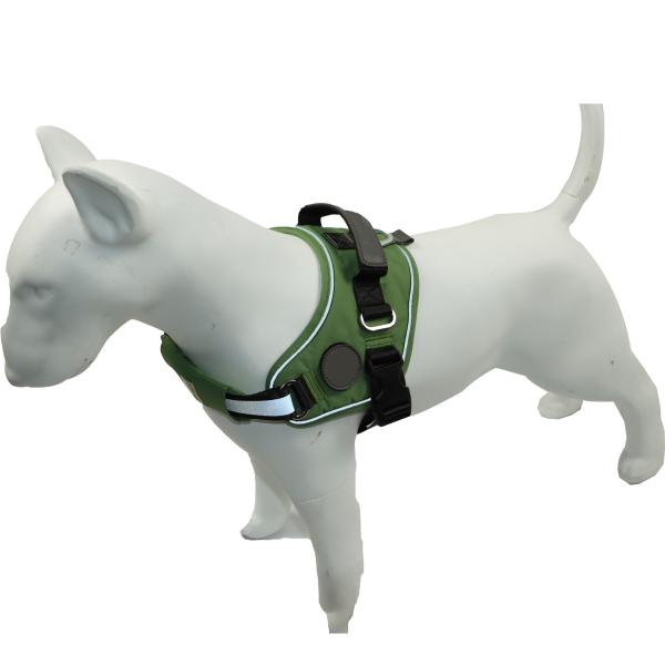 Outdoor Durable Pet Dog Harness For Beagle Green Black Extra Large Dog Harness Personalised