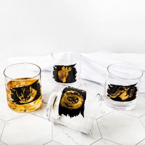 Wholesale Professional Custom Lead-Free Crystal Whiskey Glass Pattern Printing Glass Gift from china suppliers