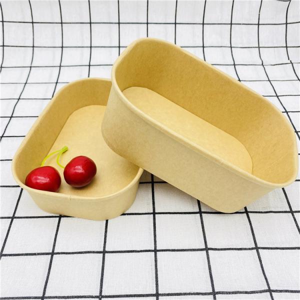 Eco Friendly Disposable 750ml Kraft Paper Food Container