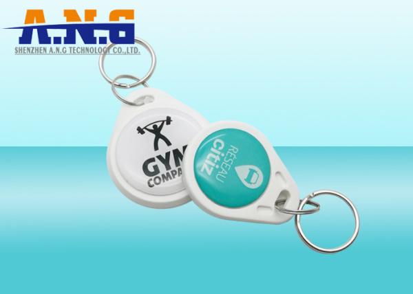 Quality Custom NFC RFID Key Fob 13.56mhz / Epoxy Smart Card For Access System for sale