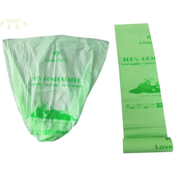 Pulp Moulding PLA PBAT 18mic Biodegradable Garbage Bag