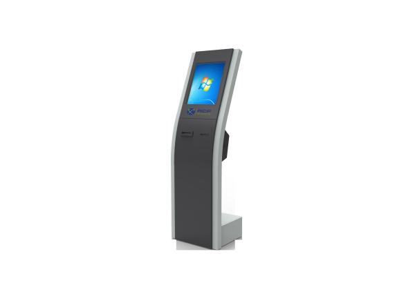 Quality Library Print Computer Kiosk Stand Downloading Documentation Powder Coat for sale