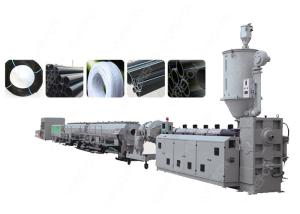 China PLC Control PE PP Plastic Pipe Extrusion Line , Single Screw Extruder Machine on sale
