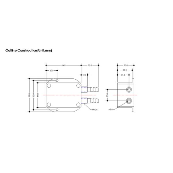 HPT-8 0-10V and 0-5V Air Wind Differential Pressure Transducers and transmitters