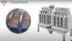 85WPM SS304 High Speed Packing Machine Linear Weigher For Pork
