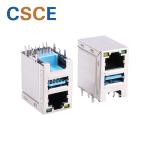 Black Color USB To RJ45 Ethernet Adapter For Networking And Communication