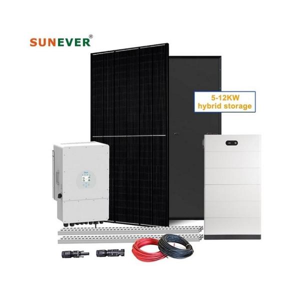 MPPT Controller Type Hybrid Solar Energy Storage System with Free Installation