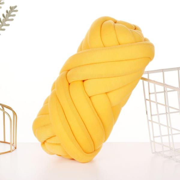 100% PO Chunky T-Shirt Core Yarn Tape Yarn For Hand Knitting Blanket Cushion