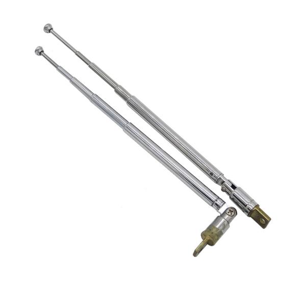 Aluminum Whip Ham Antenna 3dBi Gain Telescopic FM Radio Antenna with BNC Connector