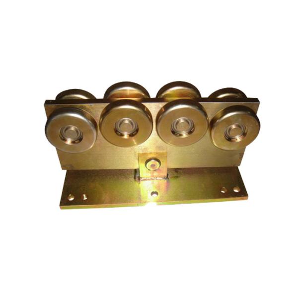 Zinc Silver Automatic Cantilever Sliding Door Roller Carriage With 8 Wheels 113mm