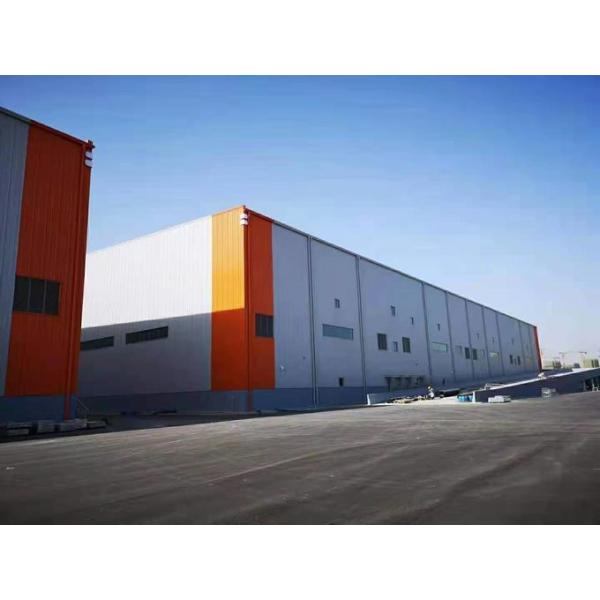 Large Span Portal Frame Prefabricated Steel Structure Factory Construction Solution