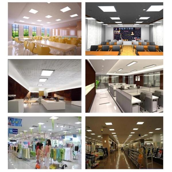 Aluminum FCC 600x1200 300x1200 Led Backlit Ceiling Panel AC265V