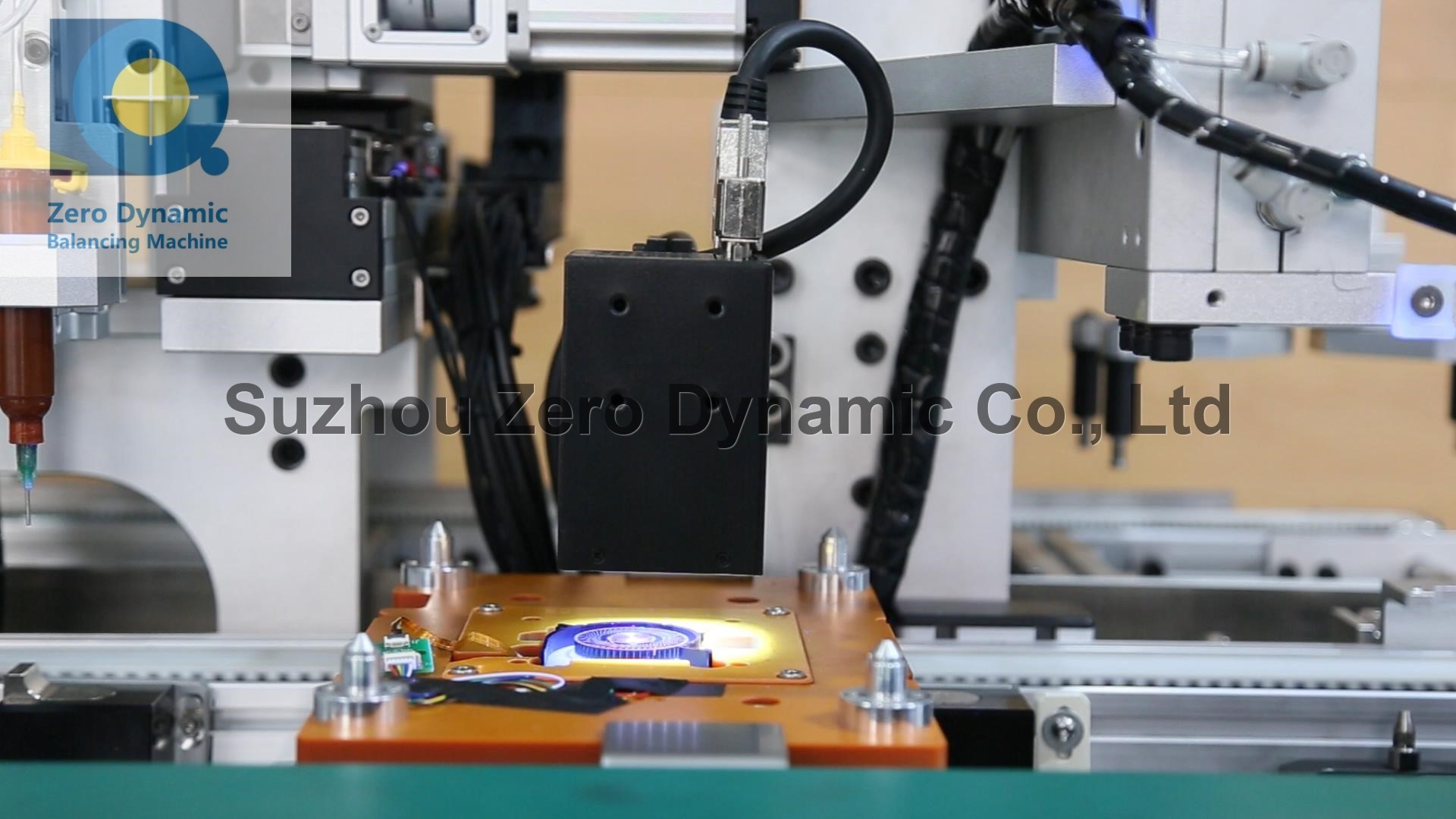 Laptop CPU Cooling Fan Glue Dispensing Balancing Machine, Laptop CPU Fan Balancing Machine