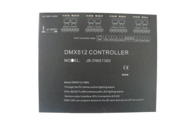 Quality 4096 Channels AC100-240V Black DMX512 Master Controller Remote Control Available for sale