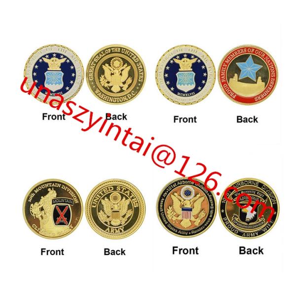 Non Magnetic Canada Elizabeth Maple Leaf Gold Plated coin