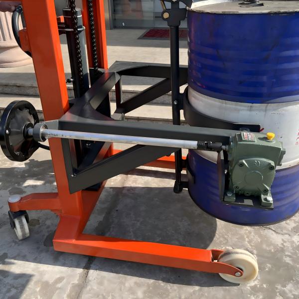Hand Oil Manual Drum Stacker 350kg 3m For Warehouse Operations
