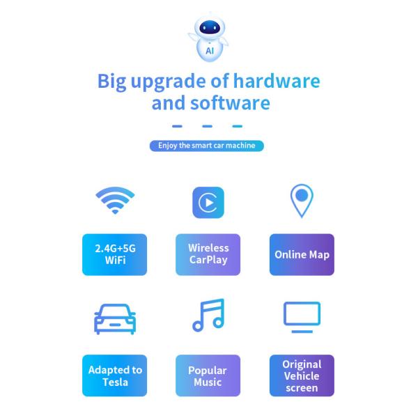 5V Portable Car GPS Navigation TESLA Smart Interconnect Box Non Destructive Installation