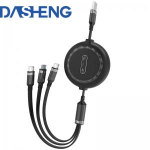 Wholesale Retractable USB 2.0 Charging Cable For Android Iphone Type C Mobile Phone from china suppliers