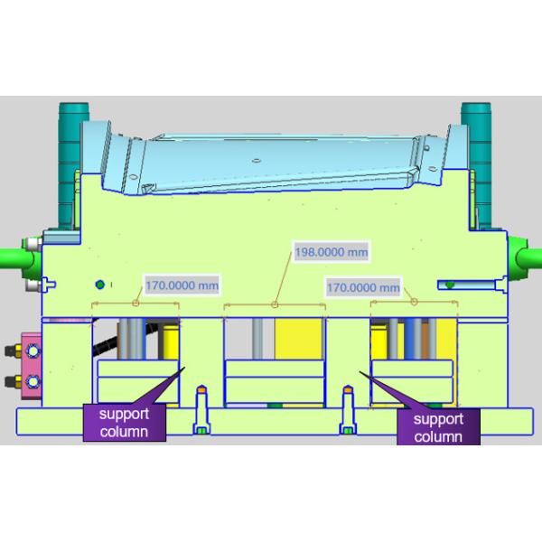 Metal SMC Compression Molding Fan Cover Mold 100K-500K Shots