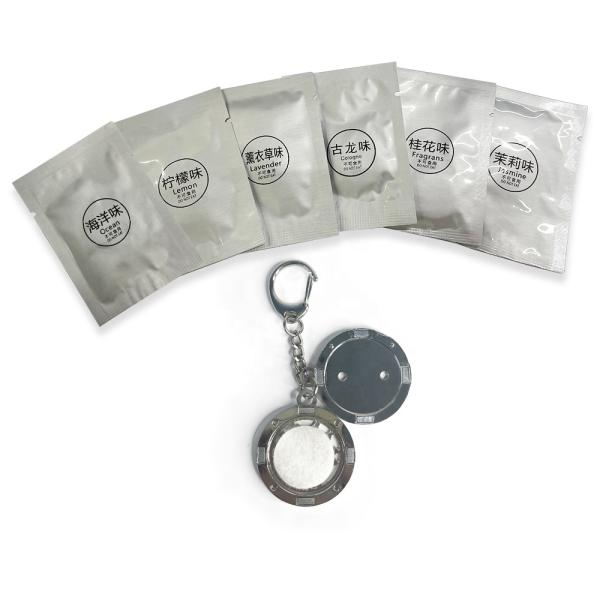 Diy Custom Sublimation Aromatherapy Keychain Essential Oil Diffuser Pendant