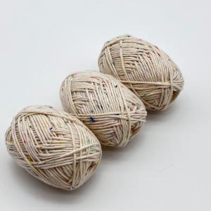 Wholesale 98% Cotton 2% Colored Dot Polyester Mix Color Cotton Yarn Variegated For Diy Toys from china suppliers