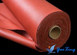 Wholesale Fireproof Silicone Rubber Coated Fiberglass Fabric / Fiberglass Heat Resistance from china suppliers
