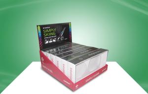 China Offset Printing Cardboard Brochure Displays Box with PET Sleeve on sale