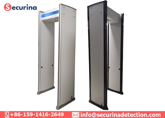 Multi Zone Door Frame Metal Detector , Pass Through Metal Detector LED Display