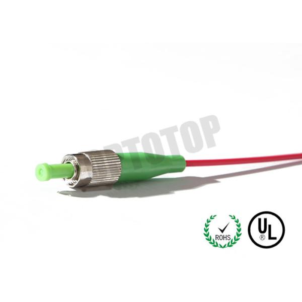 2.0 / 3.0 Mm Fiber Optic Pigtail , FC Simplex Fiber Patch Cord Custom Length