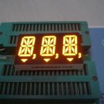 Anode Ultra Amber 14 Segment Alphanumeric Display 14.2mm Cathode Polarity