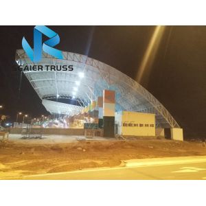 Sunshade Prefabricated Steel Structure For Stadium Bleachers Tent Tensile