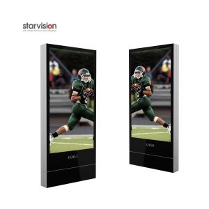 Wholesale Android Freestanding Digital Posters 500nits High Brightness Digital Signage Kiosk from china suppliers