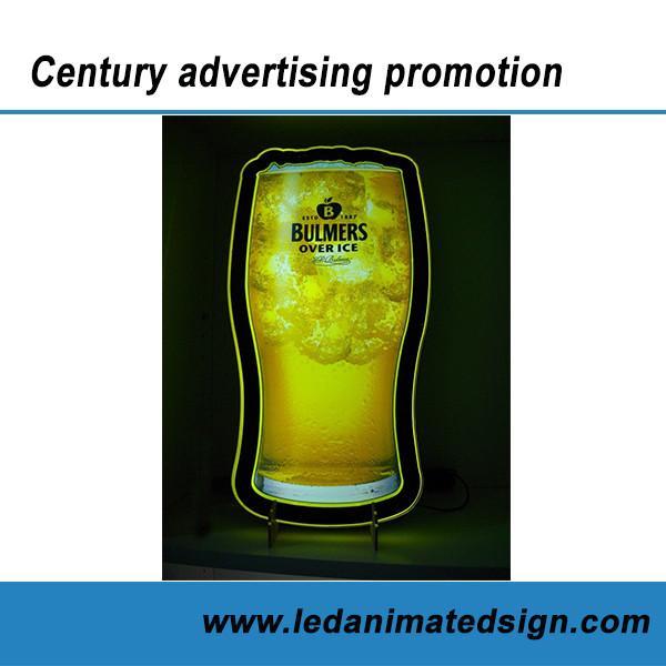 Quality Led illuminated crystal light box for sale