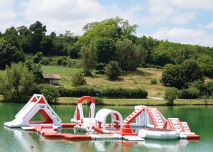China Giant Inflatable Water Playground Theme Park For Lake , Sea Or Resort on sale