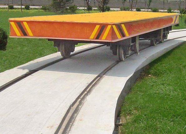 Quality Workshop Use Heavy Duty Motorized Rail Cart Trolley With 16 Ton / Push Button Control for sale