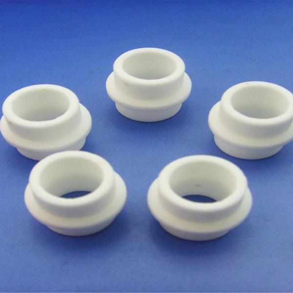 Small Wear Resistant Lining Glazed Alumina Ceramic Bushing