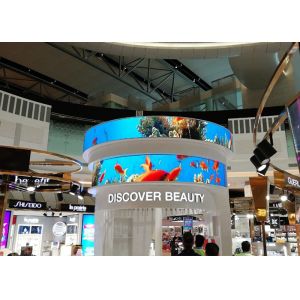 Wholesale P2 Advertising Flexible LED Displays 120x60 Dots Indoor Video Wall from china suppliers