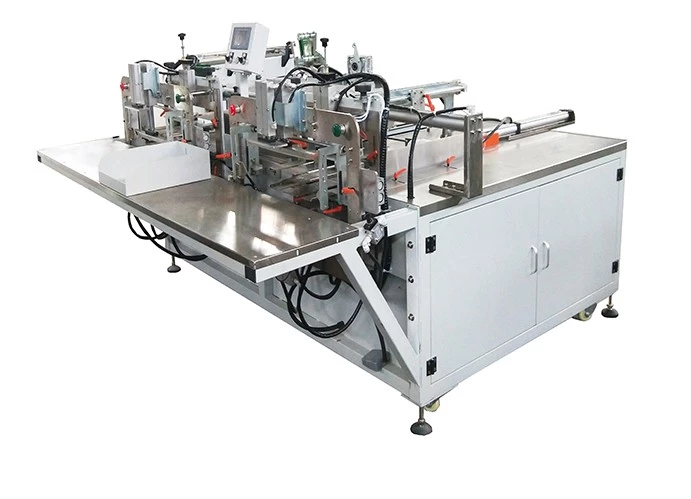 Sheet Roll Film Facial Tissue Packing Machine With Double Side Heat Sealing Function