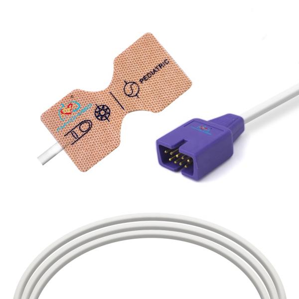 Disposable Neonatal Adult Spo2 Sensor 0.9M With Adhesive Tape And Shelf Life Of 3 Years