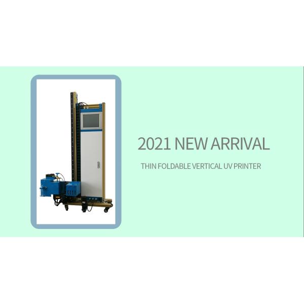 Cmykw Automatic Wall Inkjet Printer 5 Colors Rail Foldable 3d Effect Smart 2 Printheads