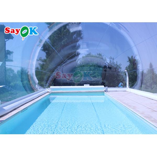 Custom Swimming Pool Cover Transparent Inflatable Pool Tent Winter Swimming Pool Bubble Tent