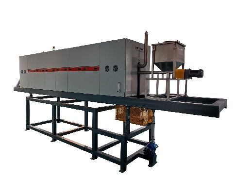 Ceramic Sintering Rotating Tube Furnace 1100 C With Purity Quartz And Nitrogen Air Atmosphere