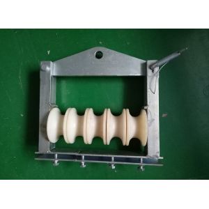 Customized Nylon Cable Pulley , Galvanized Steel Frame Nylon Pulley Block