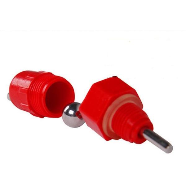 china factory supply poultry drinker system parts chicken nipple drinker/farm water line use QL211