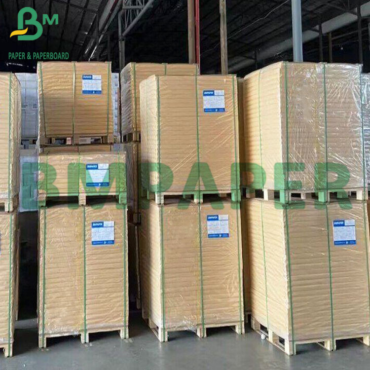  50g MG Brown Kraft Paper One Side Glossy Food Grade Craft Paper (4)