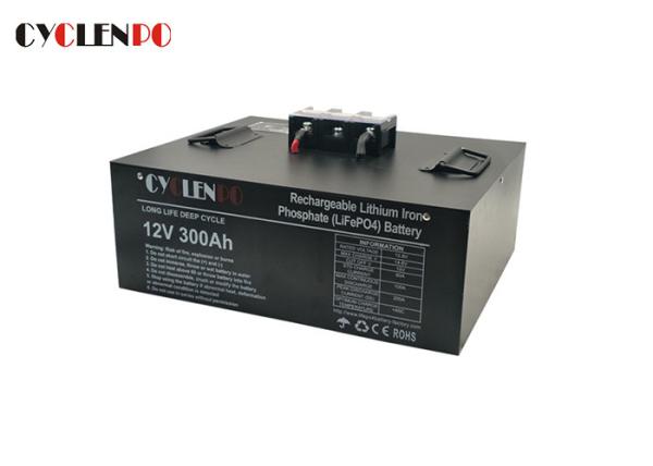 Quality 31.5kg Lightweight LiFePO4 Solar Battery BMS Charging Time 2h Standard Capacity 300Ah for sale