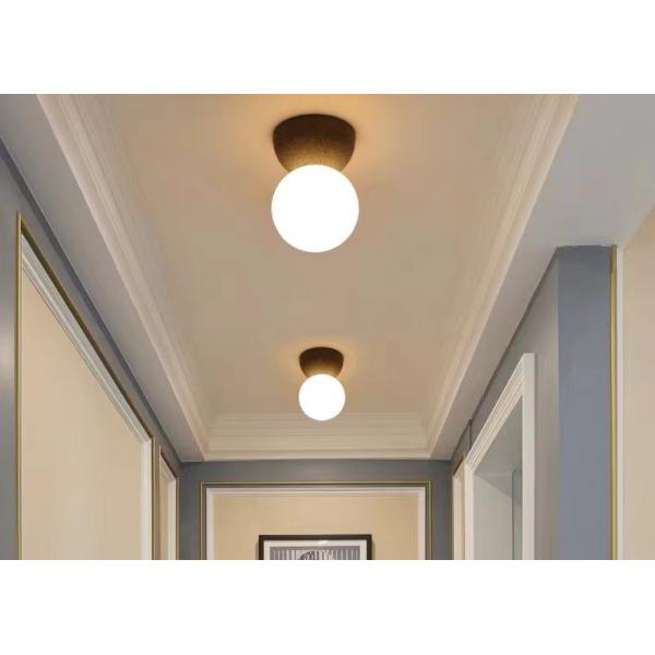 Pink And White Painting Simple Nordic Mordern Light Ball Chandelier Led Cement Wall Lamp Light Glass Balls