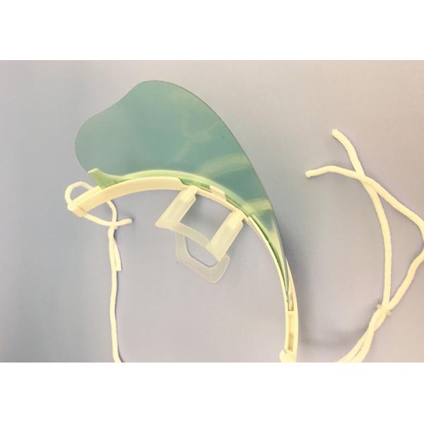Sanitary Transparent Under The Chin Face Shield Anti Fog Mouth Shield With Nose Piece